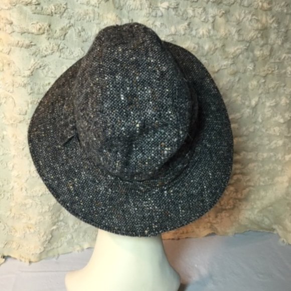 Vintage Dobbs Fifth Ave New York Grey Wool Fedora Hat (Med) - Picture 5 of 11